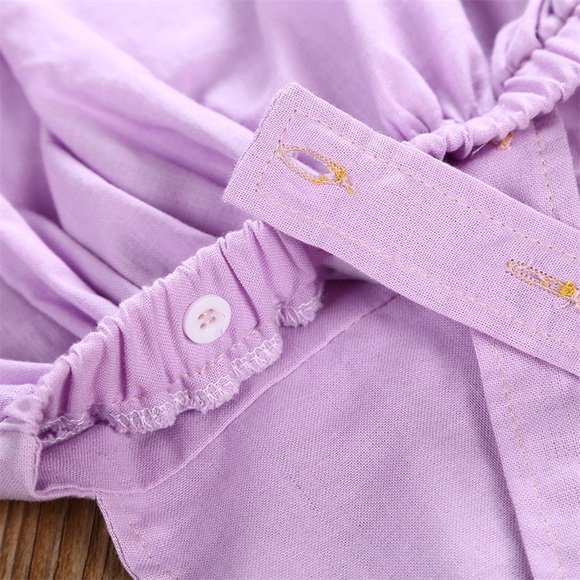 Lilac Bunny Rabbit Easter Jumper Dress Purple - Picture 6 of 7